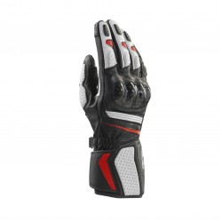 Guantes moto racing CLOVER ST03 White Black Red