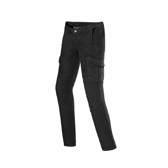 Pantalones moto jeans CLOVER Cargo Pro Black - Ropamotorista.com - Distribuidor Oficial Clover en España y Portugal