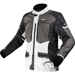 Chaqueta moto LS2 Norway Black Grey Light Grey Yellow