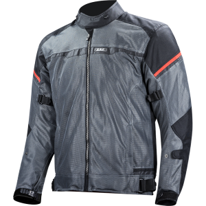 Chaqueta moto LS2 Riva Black Dark Grey Red - Ropamotorista.com - Distribuidor Oficial LS2 en España y Portugal