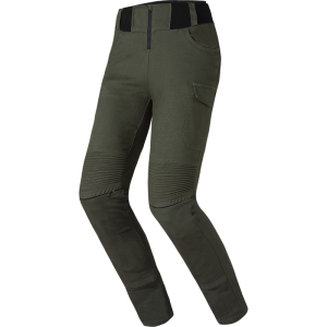 Pantalones moto LS2 Router Olive Green - Mujer - Ropamotorista.com - Distribuidor Oficial LS2 en España y Portugal