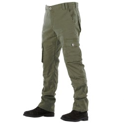 Pantalones moto jeans OVERLAP Carpenter Khaki