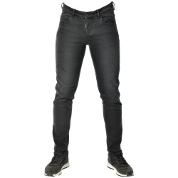 Pantalones moto jeans OVERLAP Derek Black Overdyed