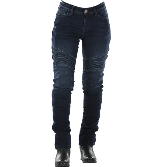 Jean STREET OVERLAP Bleu foncé - , Jeans moto