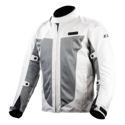 Chaqueta moto verano LS2 Predator Gris Claro