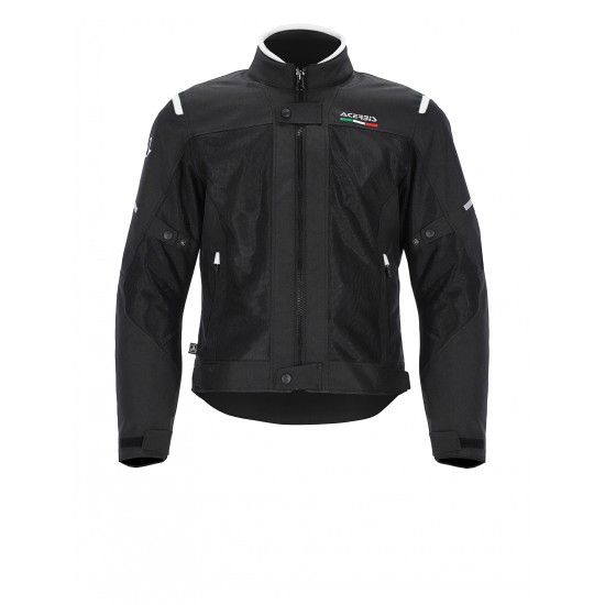 Chaqueta moto ACERBIS CE On Road Ruby Black-White - Ropamotorista.com - Distribuidor Oficial Acerbis en España y Portugal