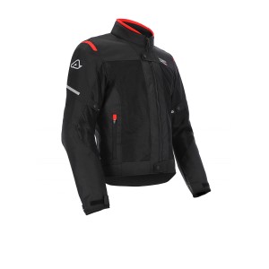 Chaqueta moto ACERBIS CE On Road Ruby Black-Red - Ropamotorista.com - Distribuidor Oficial Acerbis en España y Portugal