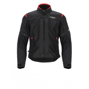 Chaqueta moto ACERBIS CE On Road Ruby Black-Red - Ropamotorista.com - Distribuidor Oficial Acerbis en España y Portugal