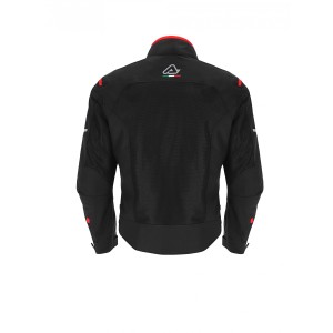 Chaqueta moto ACERBIS CE On Road Ruby Black-Red - Ropamotorista.com - Distribuidor Oficial Acerbis en España y Portugal