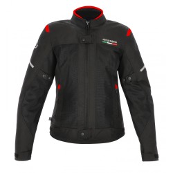 Chaqueta moto mujer ACERBIS CE On Road Ruby Lady Black-Red