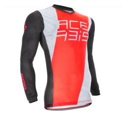 Camiseta off road ACERBIS MX J-Track One White-Red