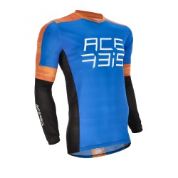 Camiseta off road ACERBIS MX J-Track Two Blue-Orange