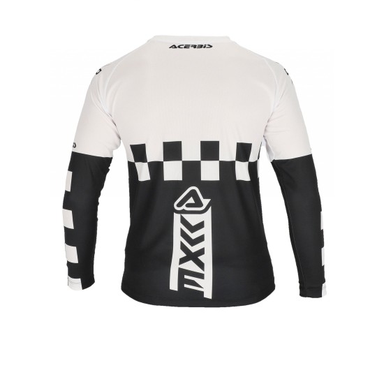 Camiseta off road infantil ACERBIS MX J-Kid One White-Black - Ropamotorista.com - Distribuidor Oficial Acerbis en España y Portugal