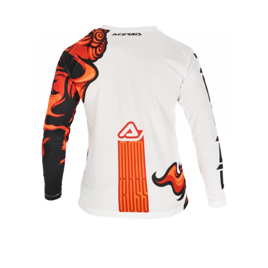 Camiseta off road infantil ACERBIS MX J-Kid Two Orange-White - Ropamotorista.com - Distribuidor Oficial Acerbis en España y Portugal