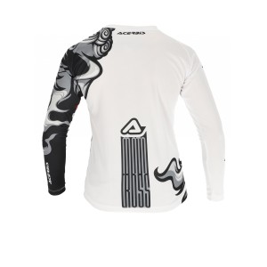 Camiseta off road infantil ACERBIS MX J-Kid Two Grey-White - Ropamotorista.com - Distribuidor Oficial Acerbis en España y Portugal