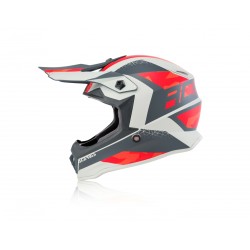 Casco off road infantil ACERBIS Steel Junior Red-Grey