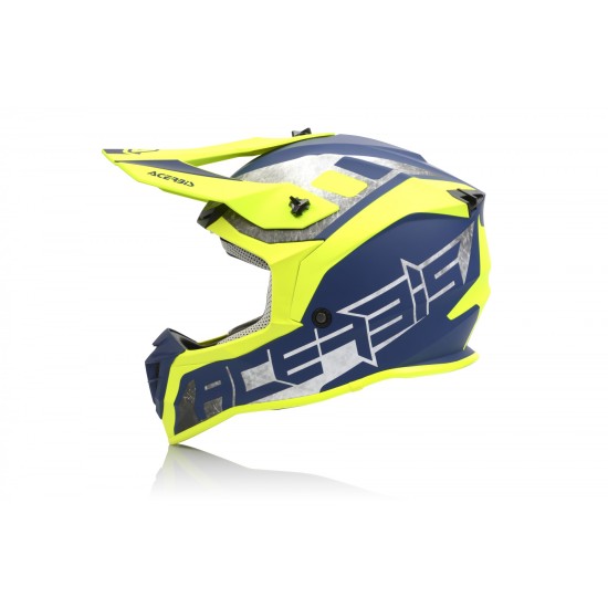 Casco off road ACERBIS Linear Yellow-Blue en venta - Ropamotorista.com -  Distribuidor Oficial Acerbis en España y Portugal