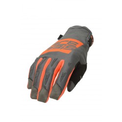 Guantes moto off road ACERBIS MX-WP Homologated Orange-Grey