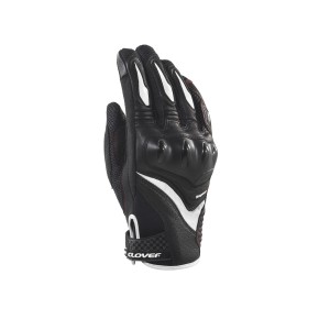 Guantes moto CLOVER Raptor 3 Negro-Blanco - Ropamotorista.com - Distribuidor Oficial Clover en España y Portugal