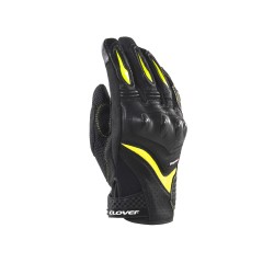 Guantes moto CLOVER Raptor 3 Negro-Amarillo