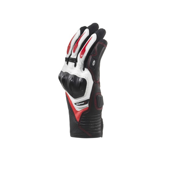 Guantes moto CLOVER Raptor 3 Negro-Rojo - Ropamotorista.com - Distribuidor Oficial Clover en España y Portugal