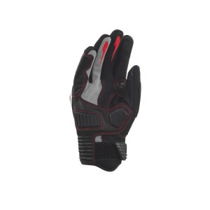 Guantes moto CLOVER Raptor 3 Negro-Rojo - Ropamotorista.com - Distribuidor Oficial Clover en España y Portugal