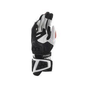 Guantes moto CLOVER RS9 White Red - Ropamotorista.com - Distribuidor Oficial Clover en España y Portugal