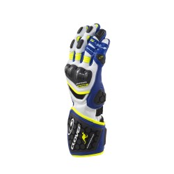 Guantes moto CLOVER RS9 White Yellow Blue