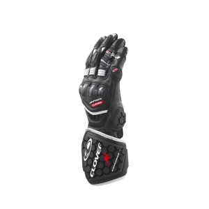 Guantes moto CLOVER RS9 Black White - Ropamotorista.com - Distribuidor Oficial Clover en España y Portugal