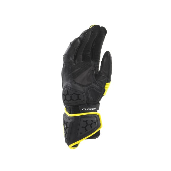 Guantes moto CLOVER RS9 Black Yellow - Ropamotorista.com - Distribuidor Oficial Clover en España y Portugal