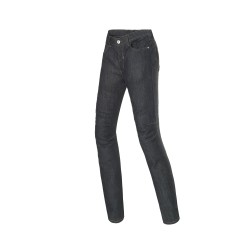 Pantalones jeans moto mujer CLOVER Sys 5 Coated Blue