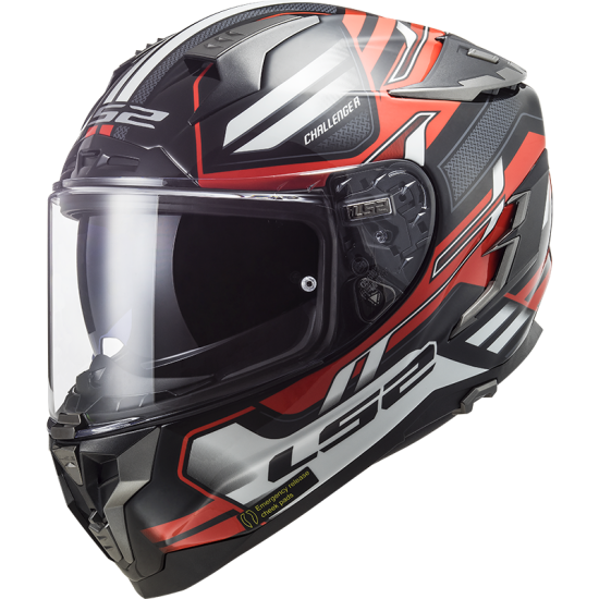 LS2 FF327 Challenger HPFC Spin Black Red White - Ropamotorista.com LS2 FF327 Challenger HPFC Spin Black Red White - Ropamotorista.com - Distribuidor Oficial LS2 en España y Portugal