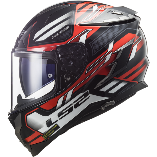 LS2 FF327 Challenger HPFC Spin Black Red White - Ropamotorista.com LS2 FF327 Challenger HPFC Spin Black Red White - Ropamotorista.com - Distribuidor Oficial LS2 en España y Portugal