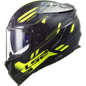 LS2 FF327 Challenger HPFC Spin Matt Black Cobalt HV Yellow - Ropamotorista.com LS2 FF327 Challenger HPFC Spin Matt Black Cobalt HV Yellow - Ropamotorista.com - Distribuidor Oficial LS2 en España y Portugal