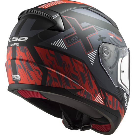 LS2 FF353 Rapid Xtreet Matt Black Red - Ropamotorista.com LS2 FF353 Rapid Xtreet Matt Black Red - Ropamotorista.com - Distribuidor Oficial LS2 en España y Portugal