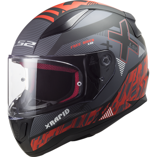 LS2 FF353 Rapid Xtreet Matt Black Red - Ropamotorista.com LS2 FF353 Rapid Xtreet Matt Black Red - Ropamotorista.com - Distribuidor Oficial LS2 en España y Portugal