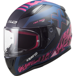 LS2 FF353 Rapid Xtreet Matt Blue Purple - Ropamotorista.com LS2 FF353 Rapid Xtreet Matt Blue Purple - Ropamotorista.com - Distribuidor Oficial LS2 en España y Portugal