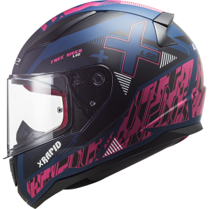 LS2 FF353 Rapid Xtreet Matt Blue Purple - Ropamotorista.com LS2 FF353 Rapid Xtreet Matt Blue Purple - Ropamotorista.com - Distribuidor Oficial LS2 en España y Portugal