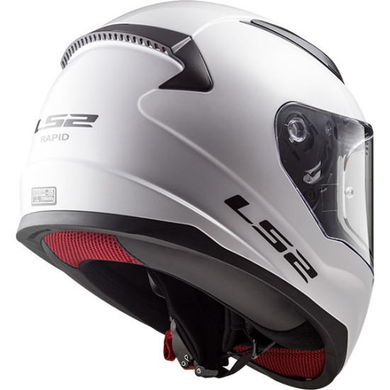 LS2 FF353 Rapid Solid White - Ropamotorista.com LS2 FF353 Rapid Solid White - Ropamotorista.com - Distribuidor Oficial LS2 en España y Portugal