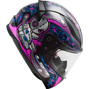 LS2 FF353 Rapid MINI Voodoo Black Fluo Pink - Ropamotorista.com LS2 FF353 Rapid MINI Voodoo Black Fluo Pink - Ropamotorista.com - Distribuidor Oficial LS2 en España y Portugal