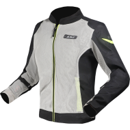 Chaqueta moto LS2 Airy Black Grey Yellow Mujer