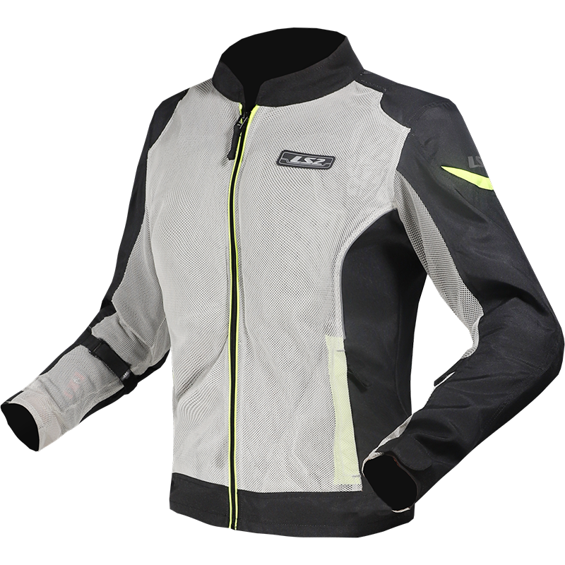 Chaqueta moto LS2 Airy Black Grey Yellow Mujer en venta