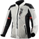 Chaqueta moto verano LS2 Alba Gris Claro Negro - Mujer