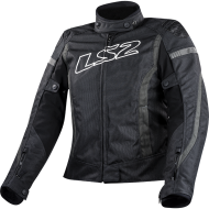 Chaqueta moto LS2 Gate Black Dark Grey - Mujer