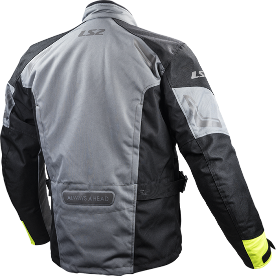 Chaqueta moto LS2 Phase Gris-Negro-Fluor - Ropamotorista.com - Distribuidor Oficial LS2 en España y Portugal