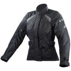 Chaqueta moto LS2 Phase Negro - Mujer