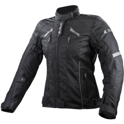 Chaqueta moto LS2 Serra EVO Negro - Mujer