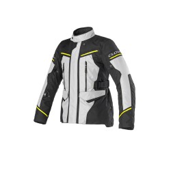 Chaqueta moto CLOVER Storm 4 WP - Gris-Amarillo-Negro 