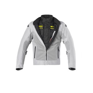 Chaqueta moto verano CLOVER Airtek Gris - Ropamotorista.com - Distribuidor Oficial Clover en España y Portugal