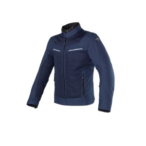 Chaqueta moto verano CLOVER Airtek Blue Navy - Mujer - Ropamotorista.com - Distribuidor Oficial Clover en España y Portugal